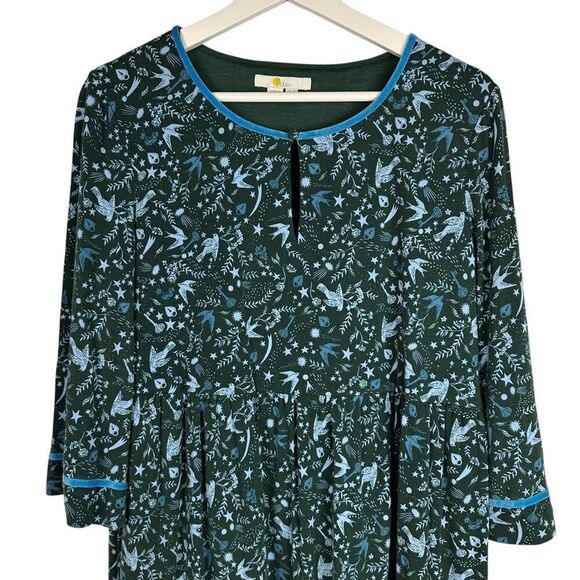 Boden Claire Green Jersey Dress size 10P - Picture 5 of 6